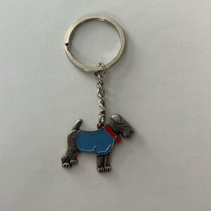 Enameled Dog Keychain